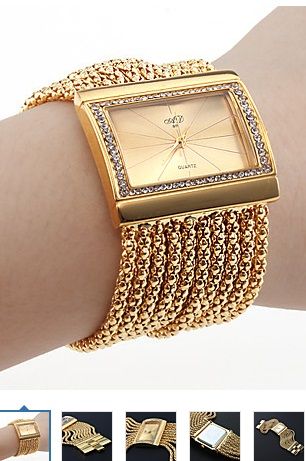 Relógio Bracelete Estilo Diamante #00216610