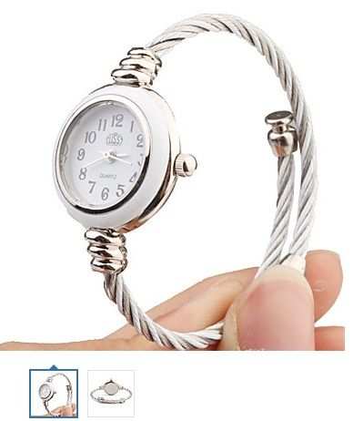 Relógio com Bracelete de Metal #00223281