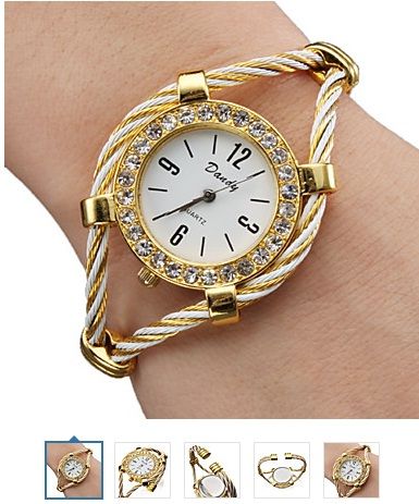 Relógio de Mulher Estilo Cristal #00082096