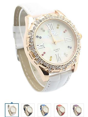 Diamante mostrador branco