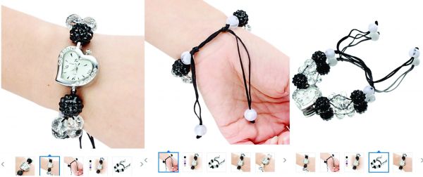 Estilo analógico pulseira relógio de quartzo #00484073